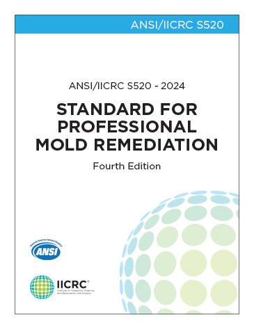 Cover of the ANSI/IICRC S520 mold remediation standard